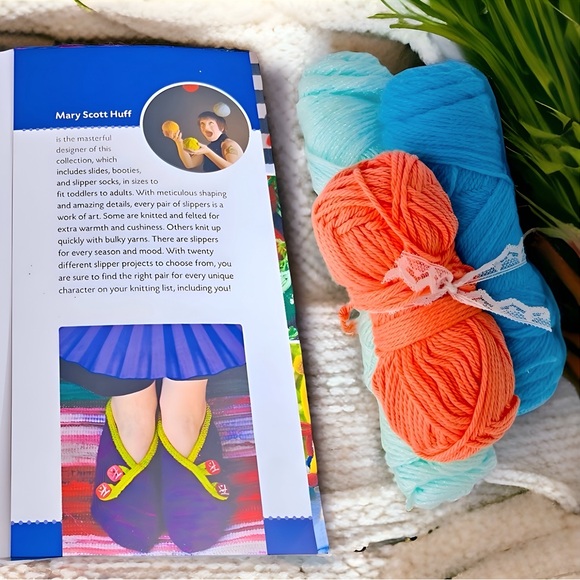 Fun and Fantastical Slippers to Knit + 3 Yarn Skeins - Picture 12 of 15